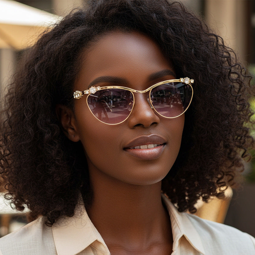 Ladies Designer Sunglasses with Sparkling Details Stornfield