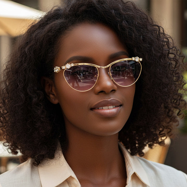 Ladies Designer Sunglasses with Sparkling Details Stornfield