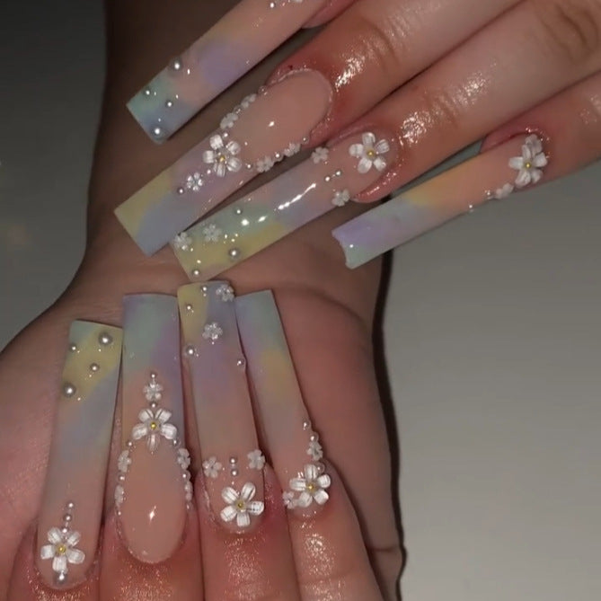 Floral-Inspired Press-On Nail Extensions Stornfield