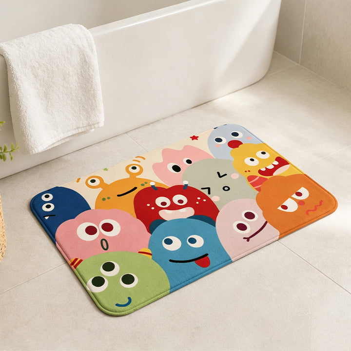Fun Character Bath Mat for Bathroom