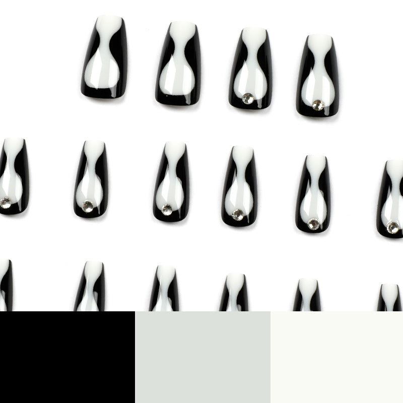 Artistic nail extensions with elegant accents Stornfield