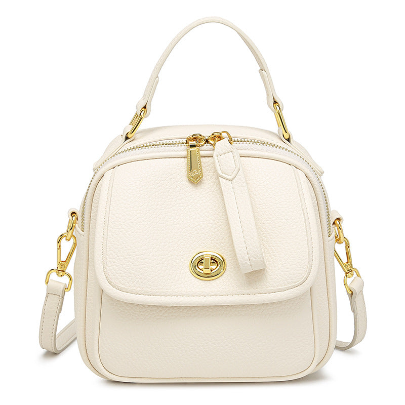 Textured Vegan Leather Crossbody Handbag Stornfield