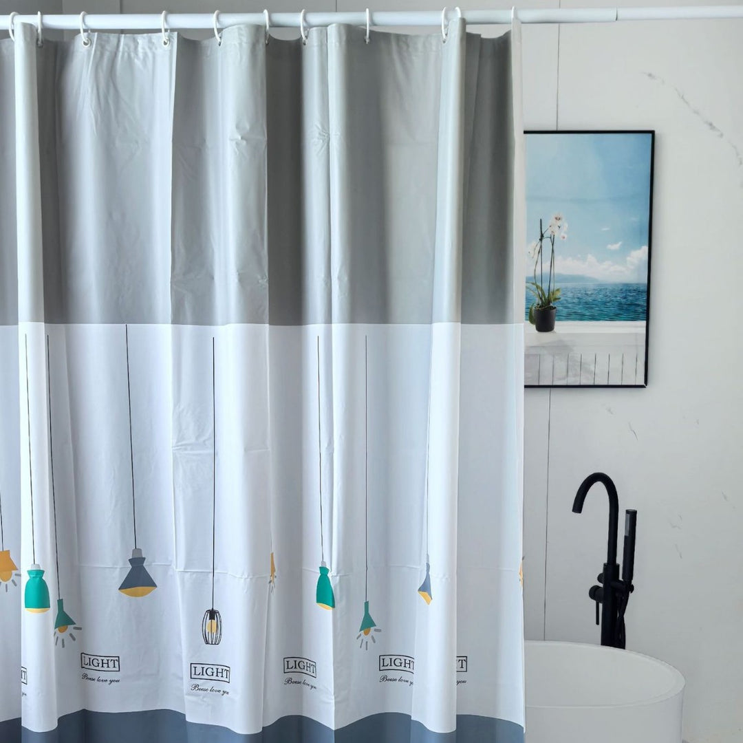 Light-Inspired Shower Curtain Stornfield