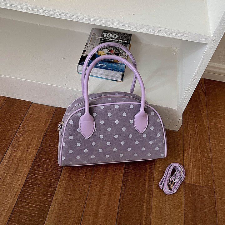 Polka Dot Handheld Satchel