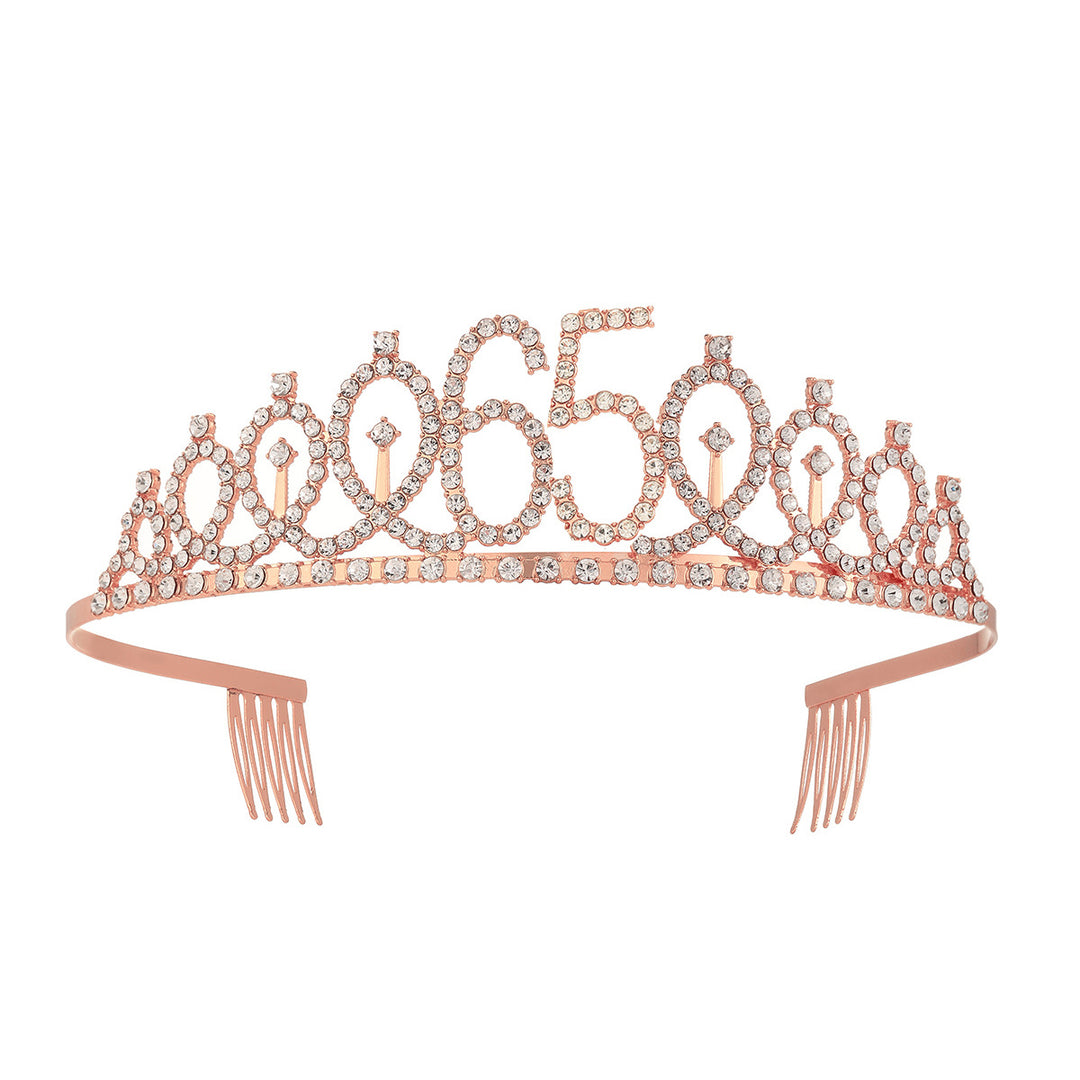 Women's Crystal-Embellished Tiara with Elegant Design Stornfield