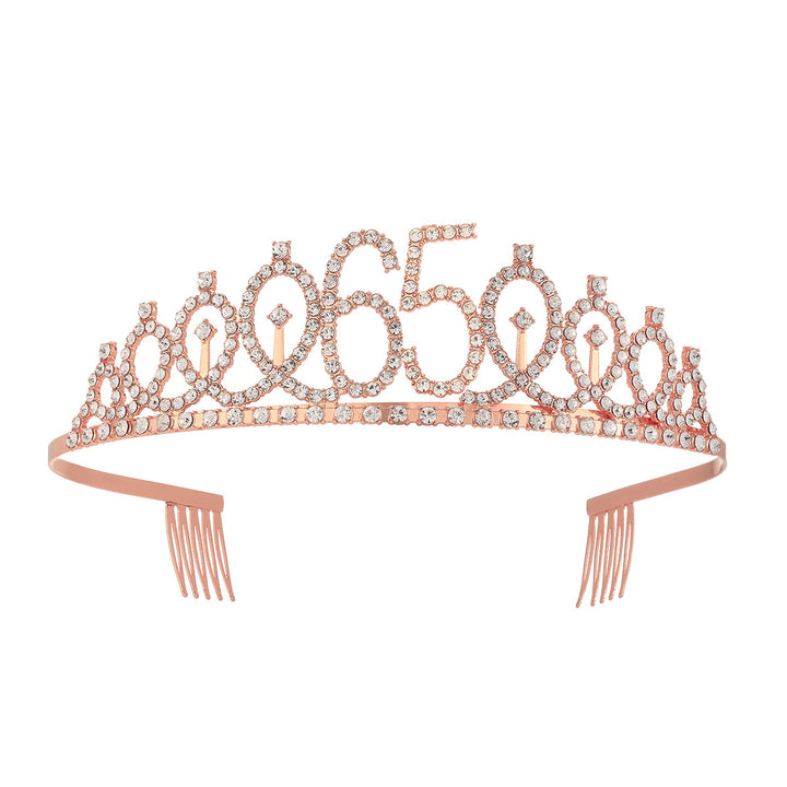 Women's Crystal-Embellished Tiara with Elegant Design Stornfield