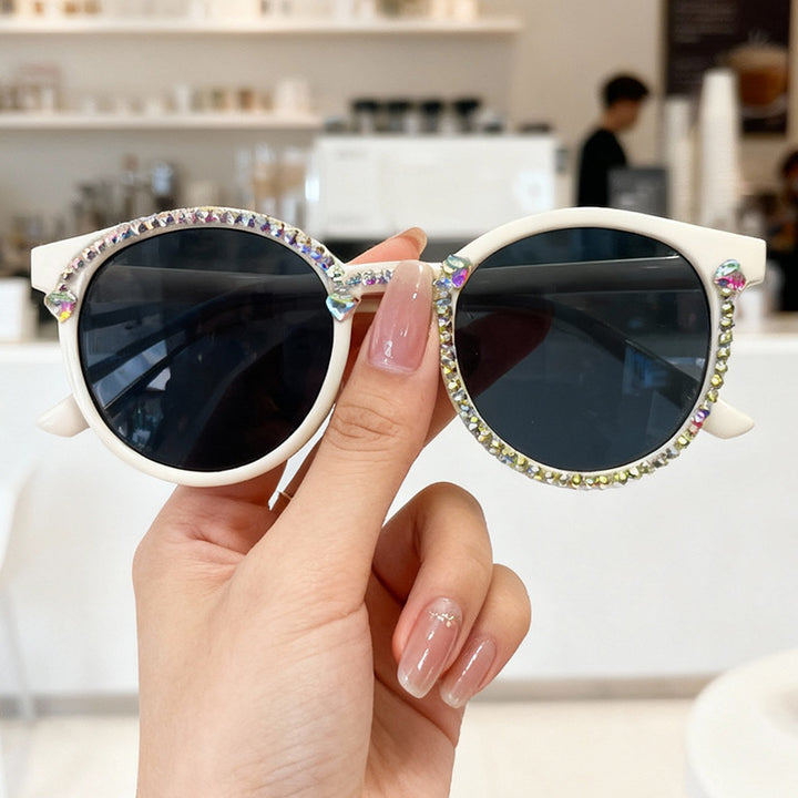 Crystal-Embellished Cat-Eye Sunglasses Stornfield