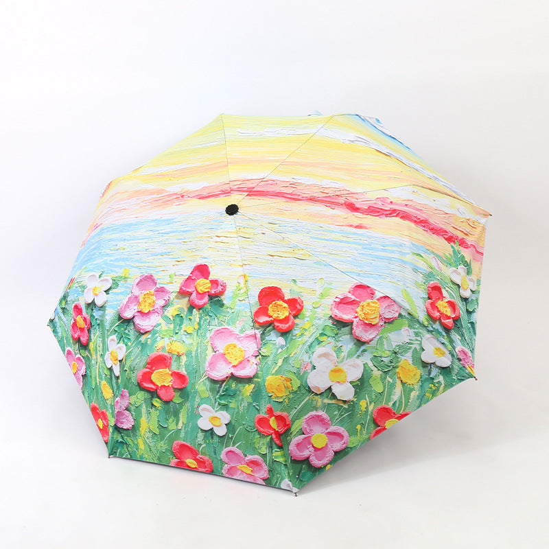 Women's umbrella with floral patterns Stornfield