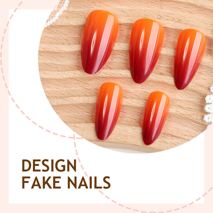 Artificial Nail Set with Ombre Effect Stornfield