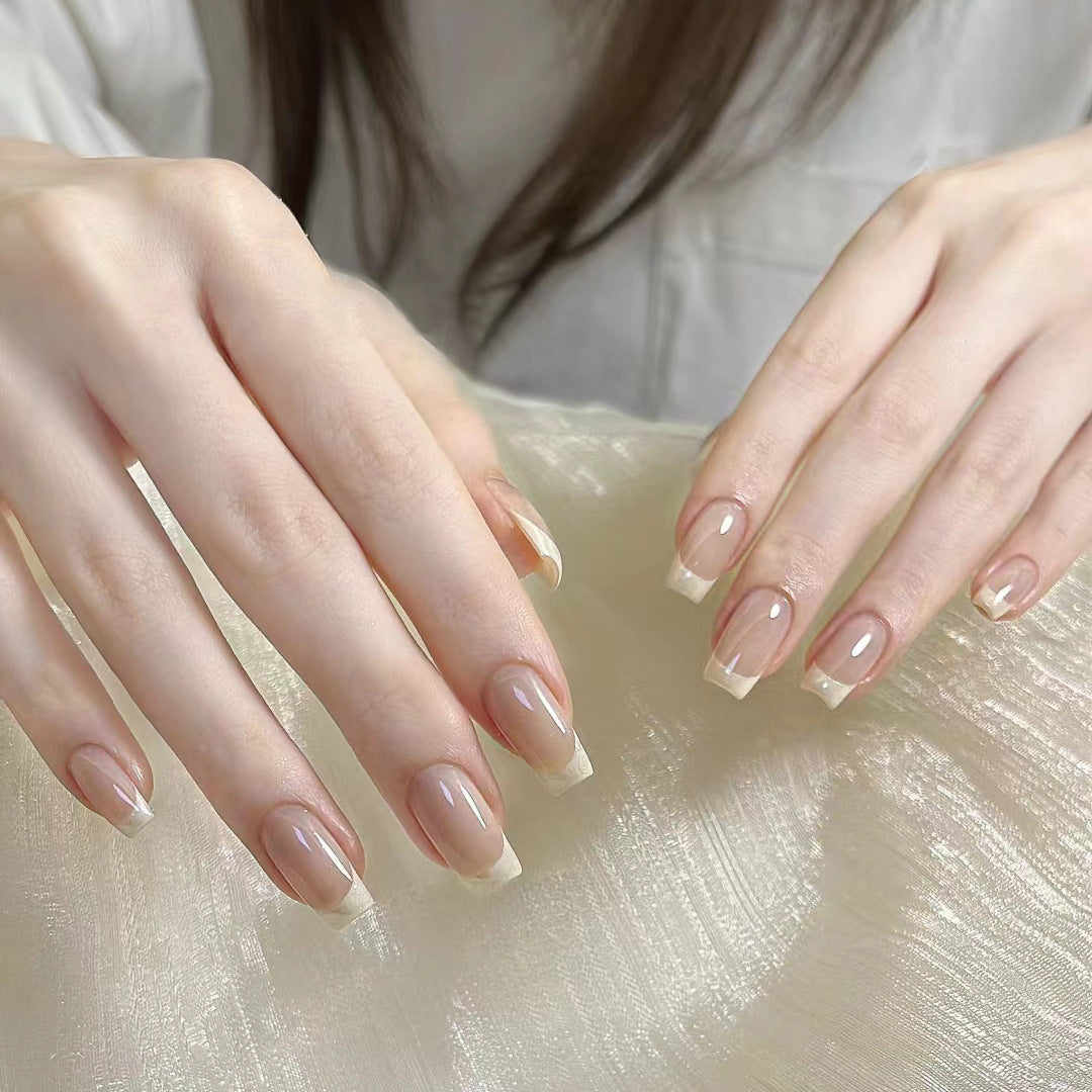 Artistic Floral Press-On Nail Set Stornfield