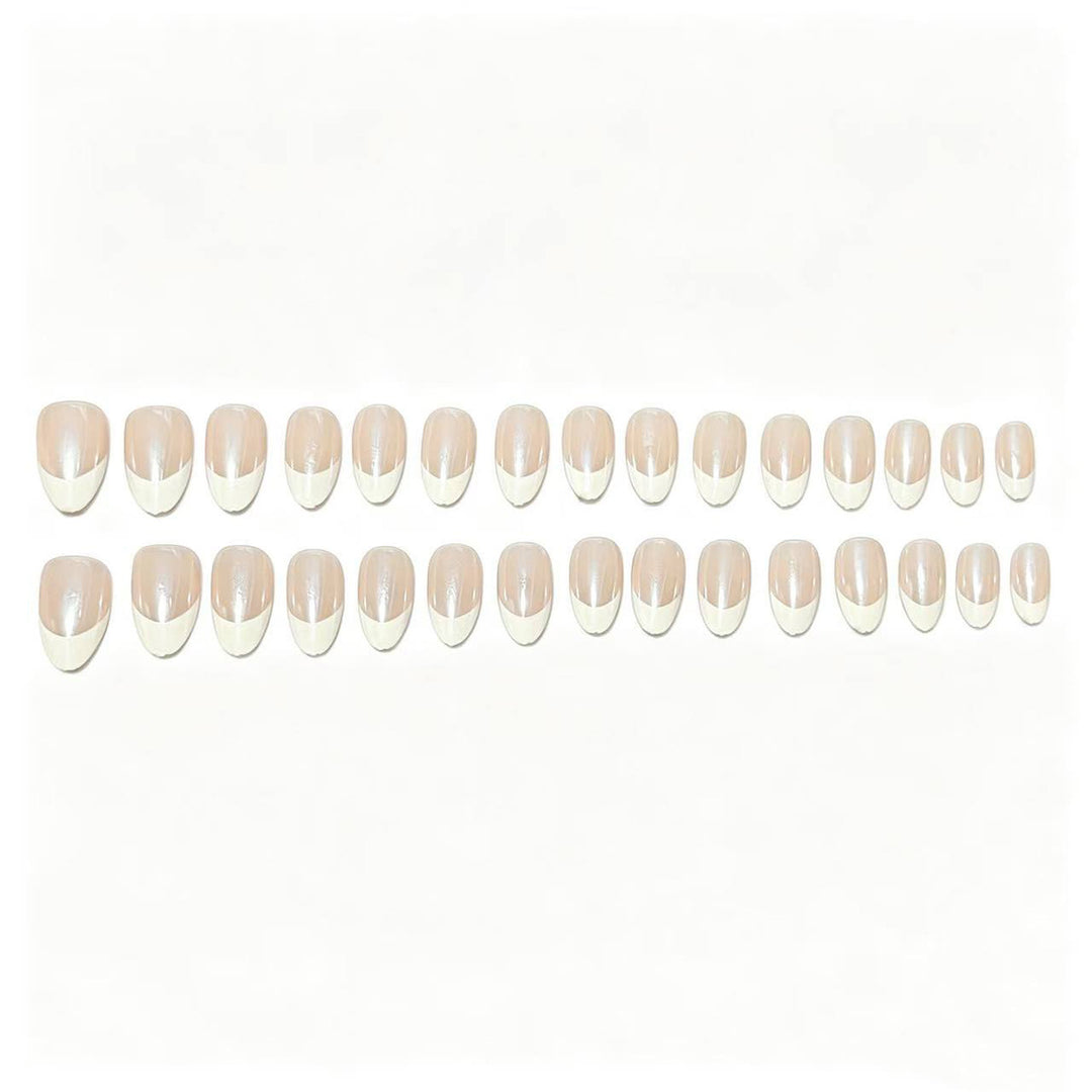 Elegant French Tip Nail Art Set Stornfield