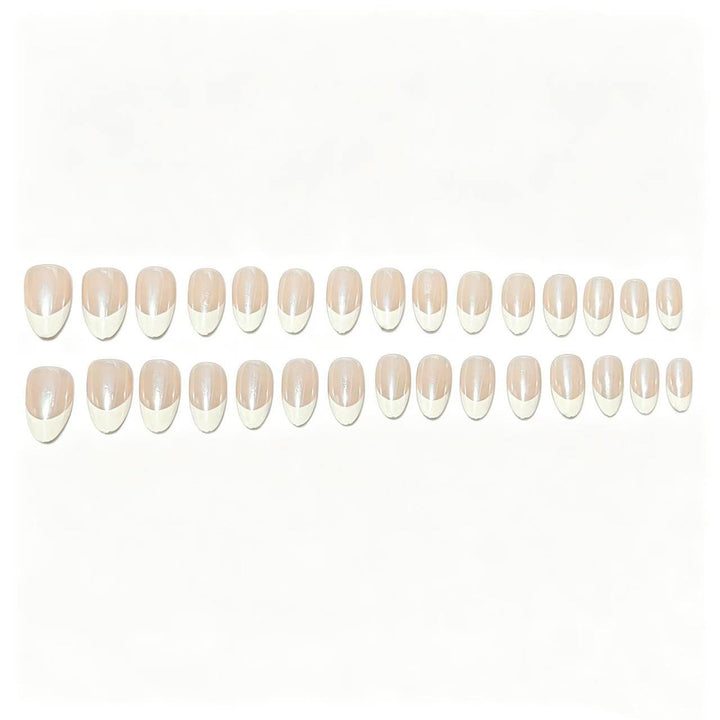 Elegant French Tip Nail Art Set Stornfield