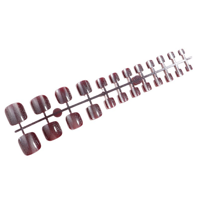 Glittering Press-On Toe Nail Set Stornfield