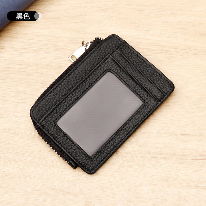 Zippered Leather Cardholder Stornfield