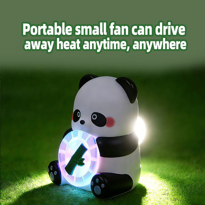 Unisex Mini Hand Fan with integrated LED lighting and USB charging option Stornfield