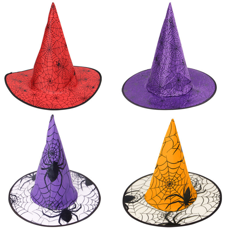 Halloween Themed Spider Web Costume Hat