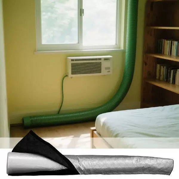 Unisex One Size flexible insulated refrigerant line cover with reflective thermal protection layer Stornfield
