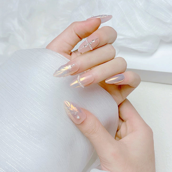 Premium French Tip Press-On Nails Stornfield