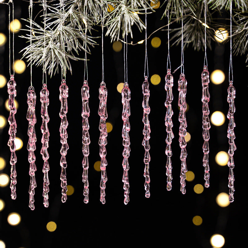 Decorative Christmas lights string with icicle design Stornfield