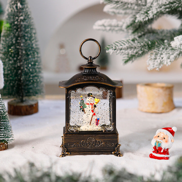Lighter lantern with snow scenes Stornfield