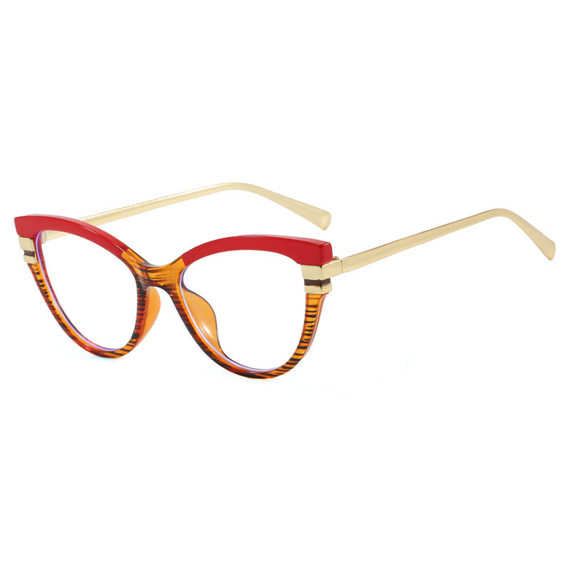 Ladies Cat-Eye Sunglasses with Elegant Metal Accents Stornfield