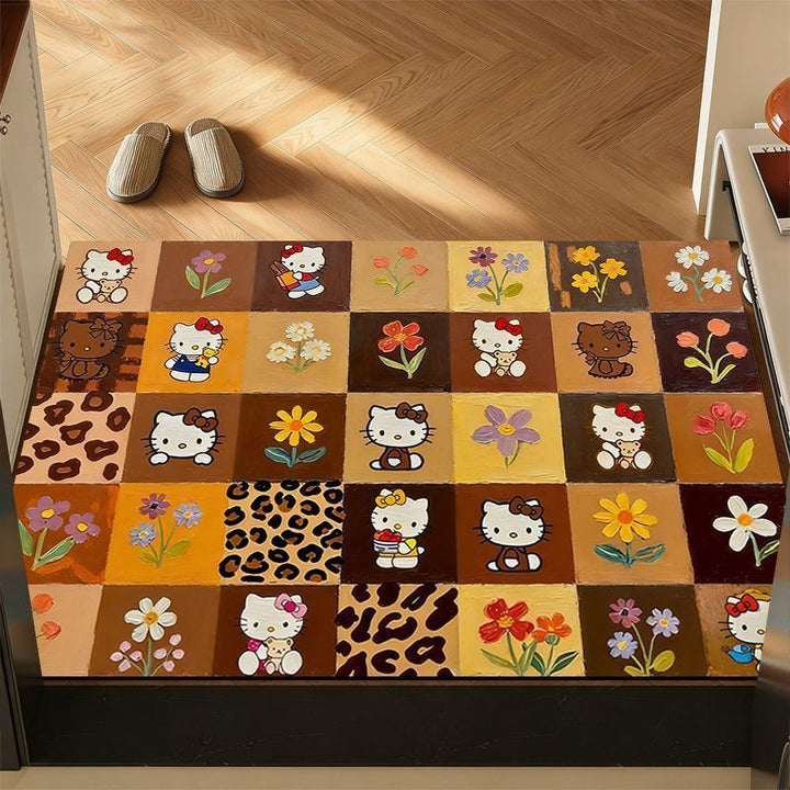 Decorative Floral Area Rug