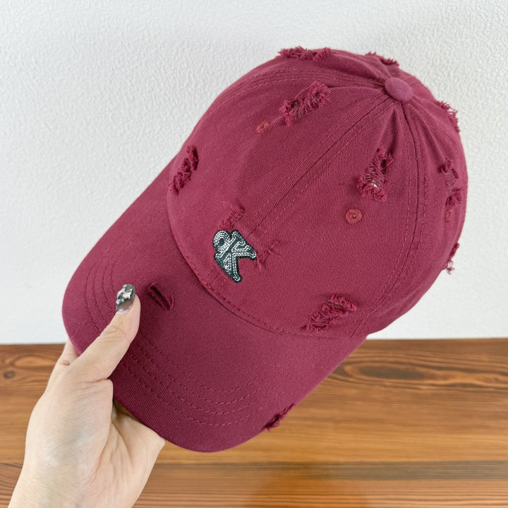 Men's Distressed Adjustable Baseball Cap Stornfield