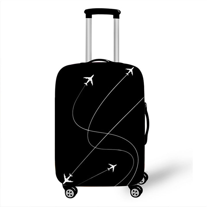 Men's hard-shell suitcase with exclusive airplane design Stornfield