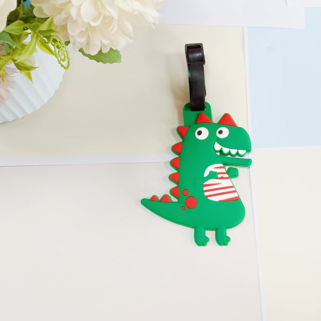 Unisex Luggage Tag in Flamingo Design Bowlift