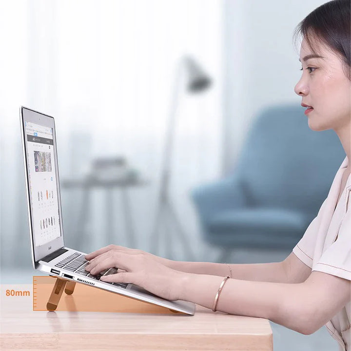 Stornfield | Portable Aluminum Laptop Stand, with Adjustable & Ergonomic Design, for Home, Office, Study & More