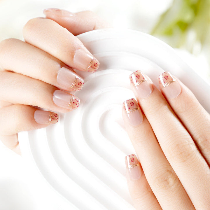 Stylish Artistic Press-On Nail Set Stornfield