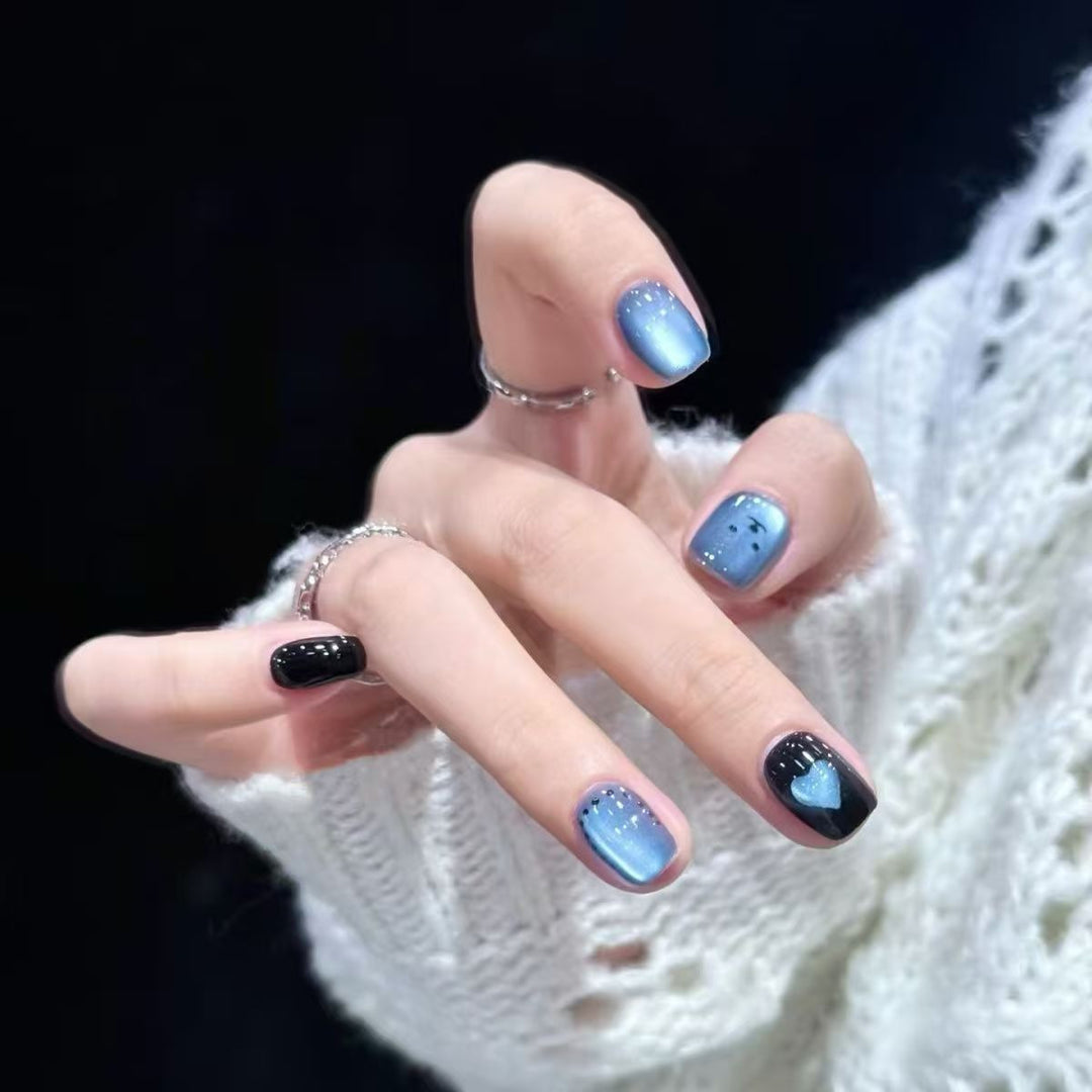 Artistic Heart Pattern Nail Art Extensions Stornfield