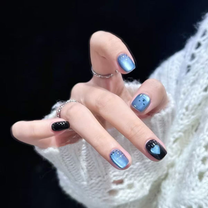 Artistic Heart Pattern Nail Art Extensions Stornfield