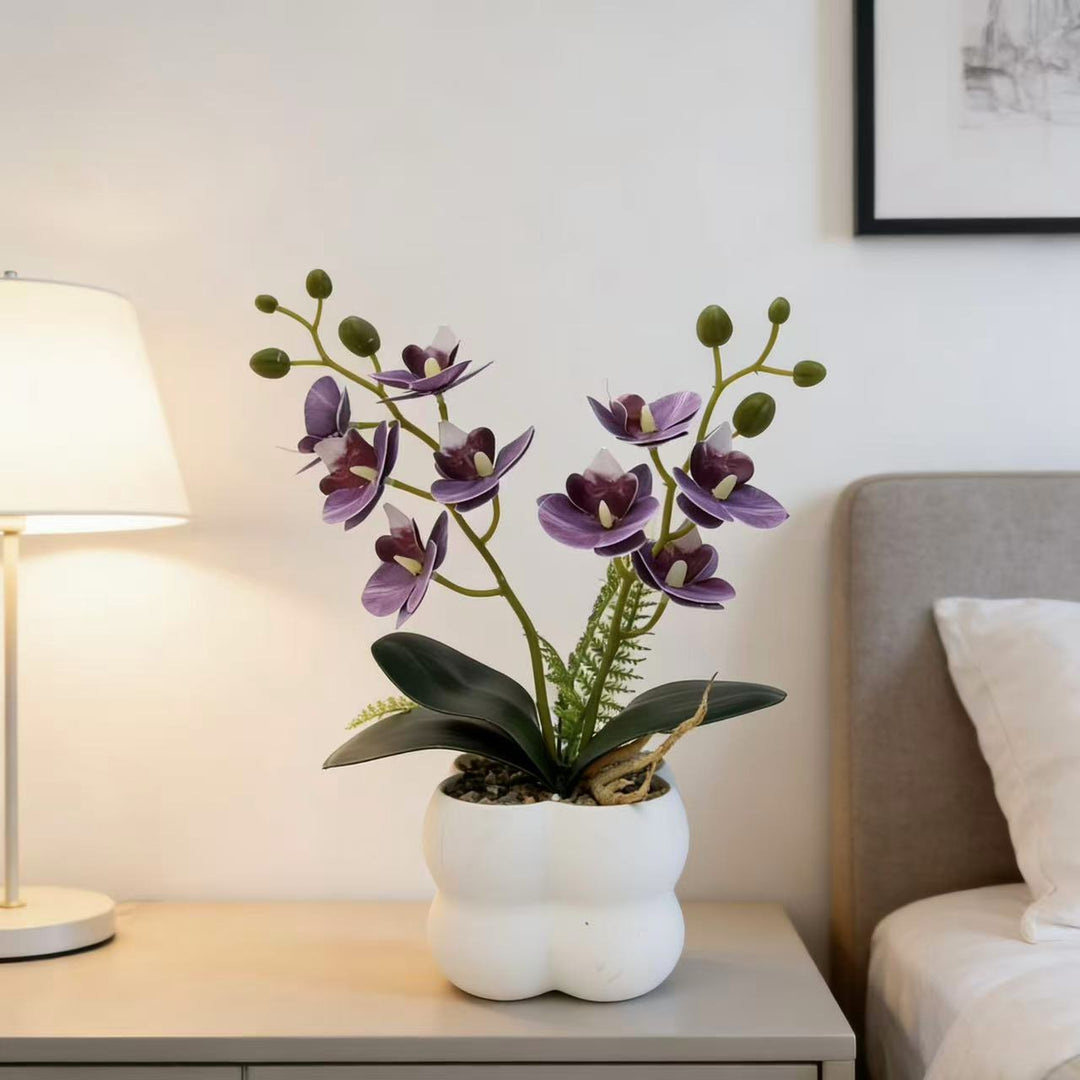 Decorative Artificial Orchid for Indoor Home Display