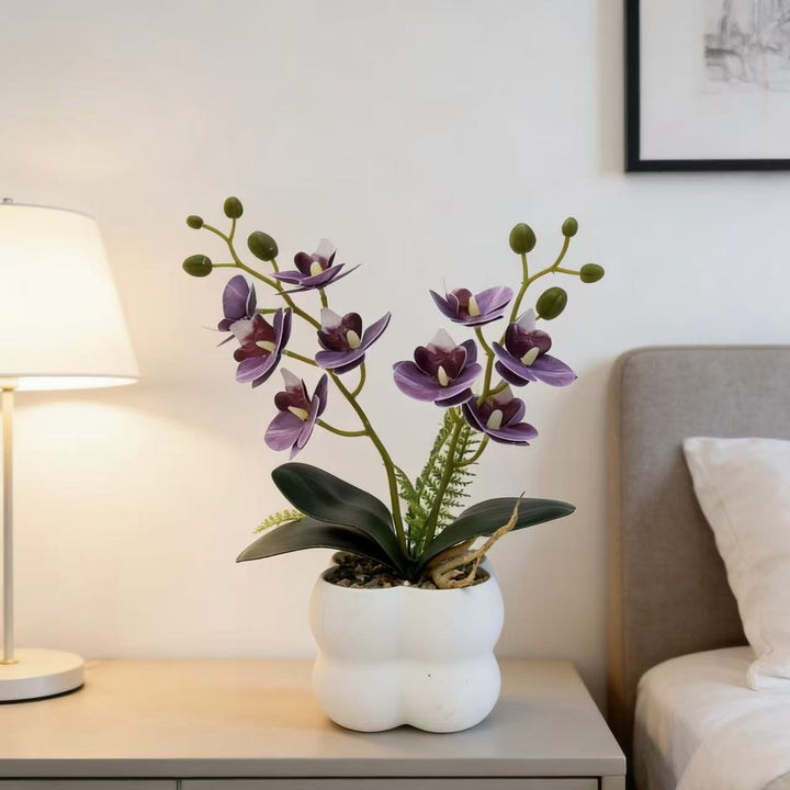 Decorative Artificial Orchid for Indoor Home Display