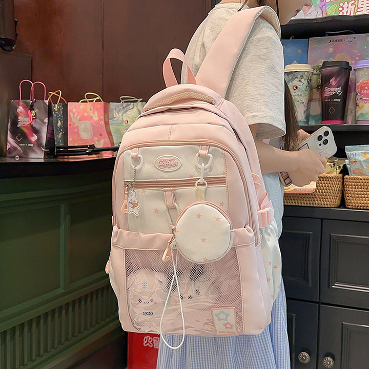 Functional Star-Embellished Backpack Stornfield