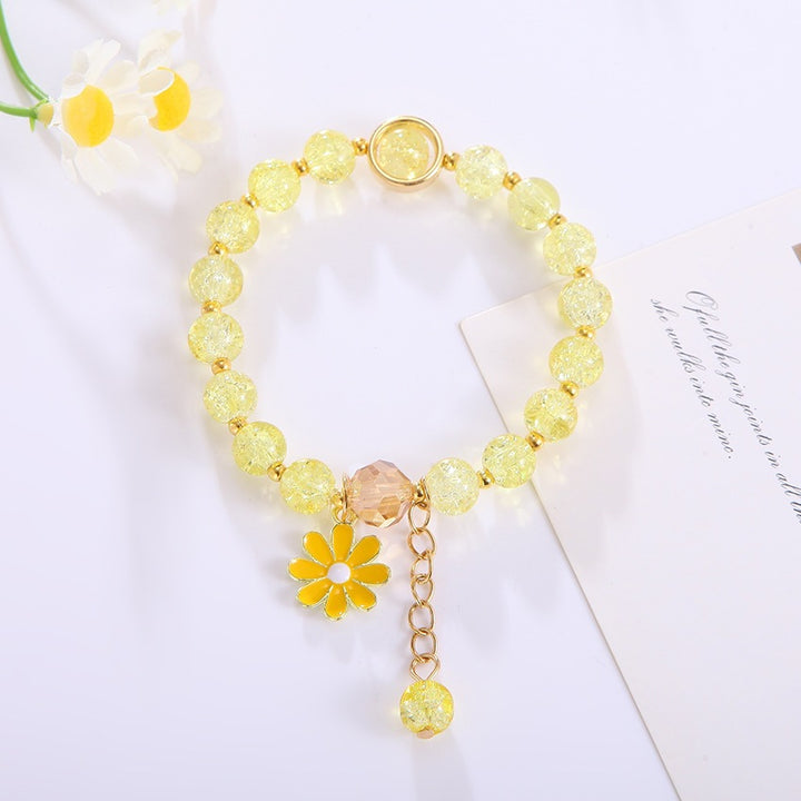 Elegant bracelet with flower pendant Stornfield