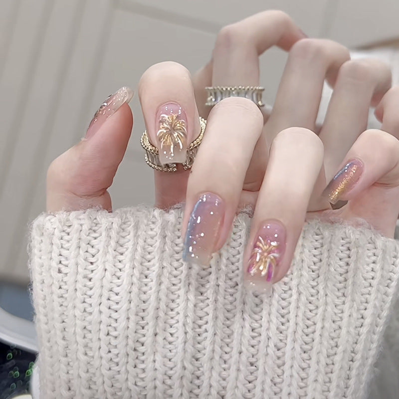 Decorative Press-On Nail Art Set Stornfield