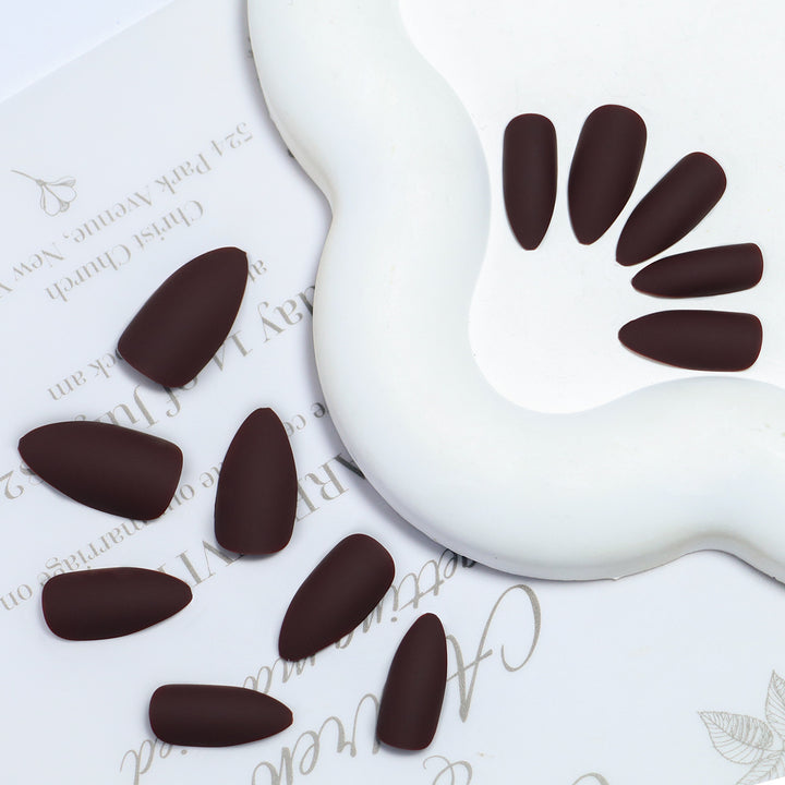 Matte Finish Press-On Nail Extensions Stornfield