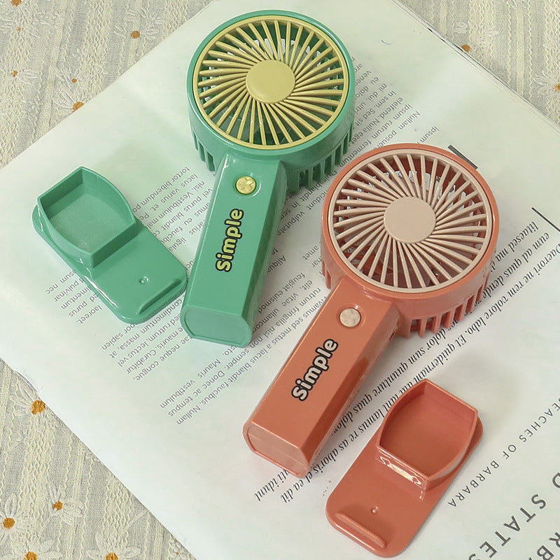 Ladies portable hand fan with variable speed control and ergonomic design Stornfield