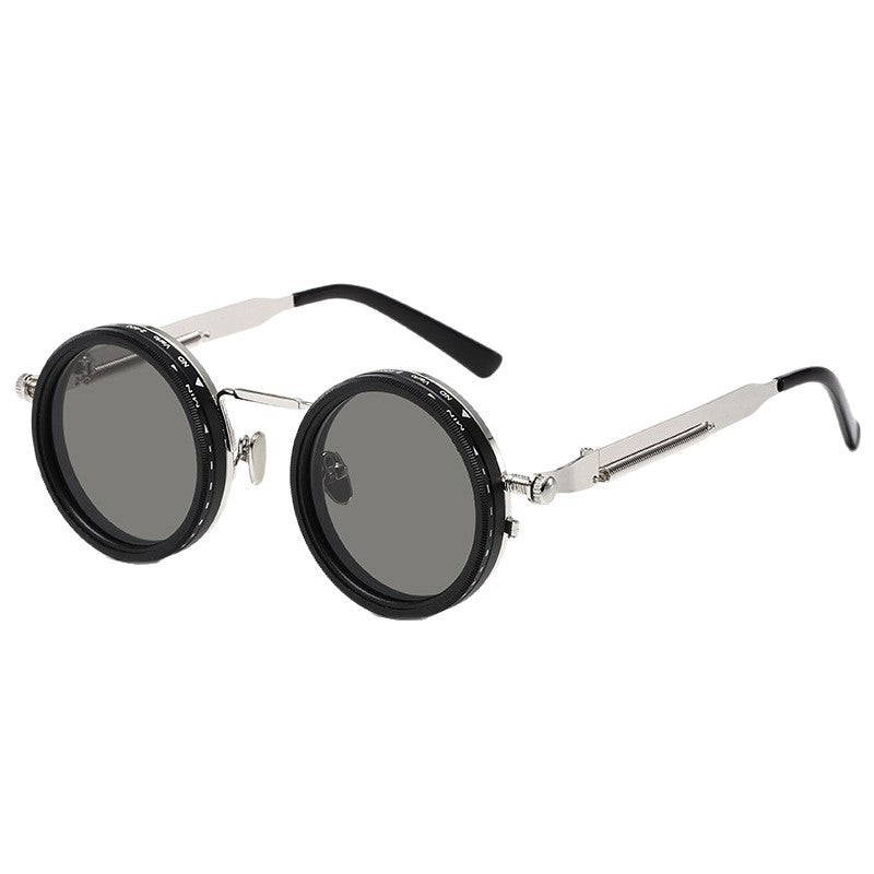 Ladies vintage inspired round sunglasses with unique frame Stornfield