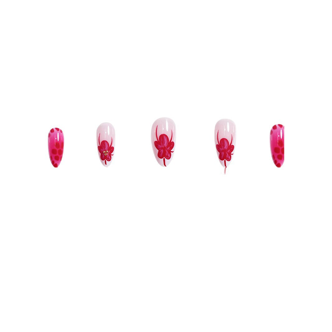 Elegant Floral Stiletto Nail Art Stornfield 1787977864