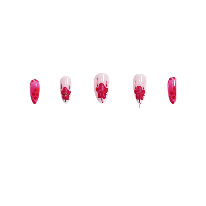 Elegant Floral Stiletto Nail Art Stornfield 1787977864