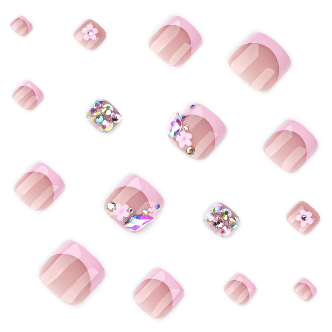 Artful toenail designs with colorful accents and glitter Stornfield