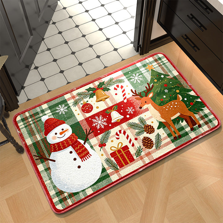 Festive Holiday Kitchen Mat Stornfield