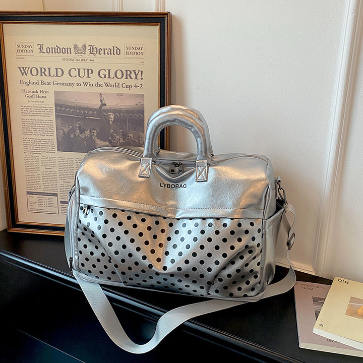 Stylish Polka Dot Travel Duffel Bag Stornfield