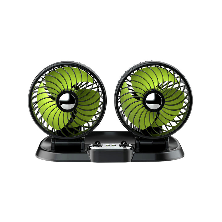 Dual-Head Portable Car Ventilation Fan Stornfield
