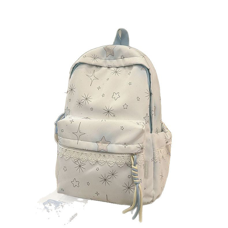Backpack with Dreamy Star Design and Practical Features Stornfield
