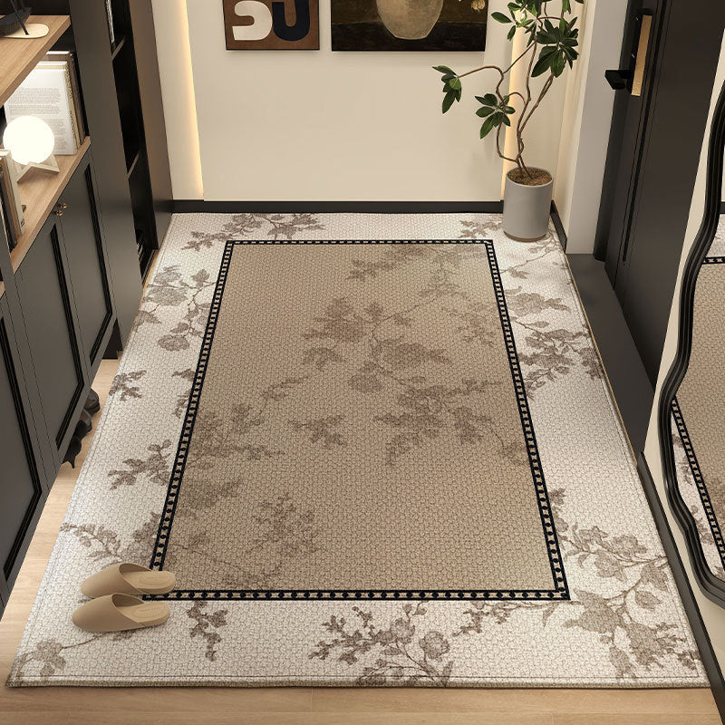 Floral Pattern Decorative Area Rug