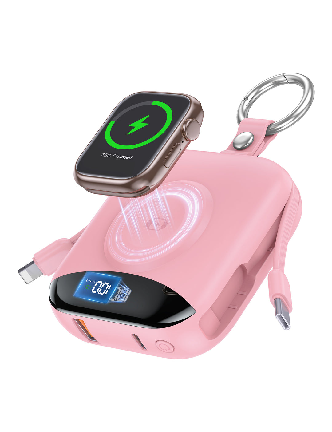 Portable Wireless Power Bank with Integrated LED Display Stornfield